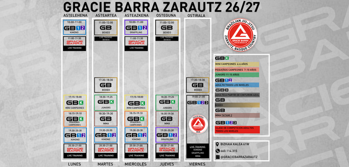 Ordutegiak 26/27 Horarios